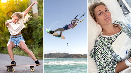 Georgina doing sports and in hospital