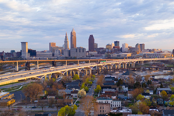 Ariel View of Cleveland
